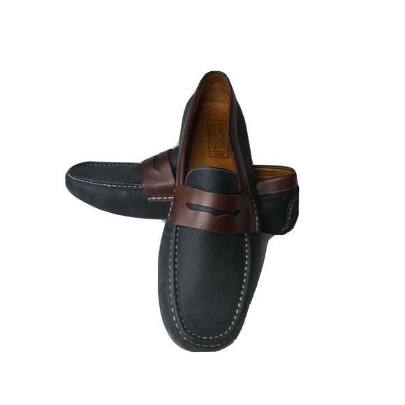 Mercanti Foirentini Relax MF 455 Leather Driver Loafers Men\'s Shoes Size 13 main image 4